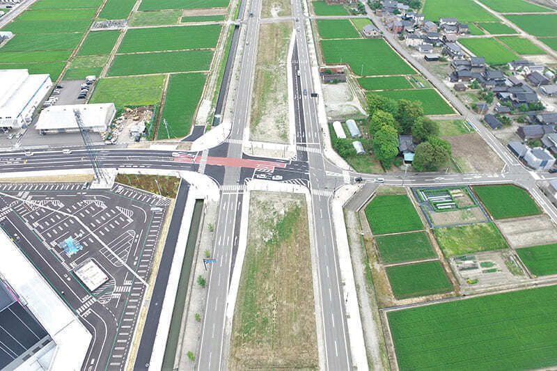 金沢鶴来線　道路築造工事（1工区）及び（2工区